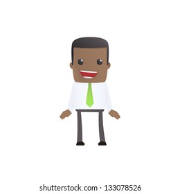 modern and stylish web character