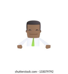 modern and stylish web character