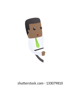 modern and stylish web character