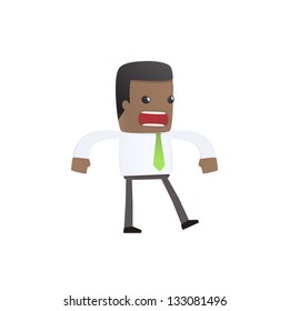 modern and stylish web character