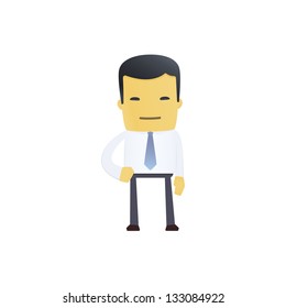 modern and stylish web character