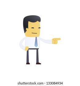 modern and stylish web character