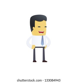 modern and stylish web character