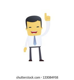 modern and stylish web character