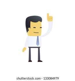 modern and stylish web character
