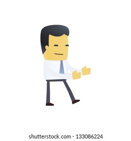 modern and stylish web character
