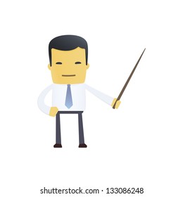 modern and stylish web character