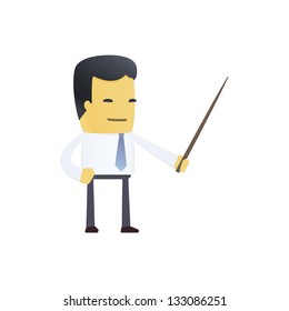 modern and stylish web character