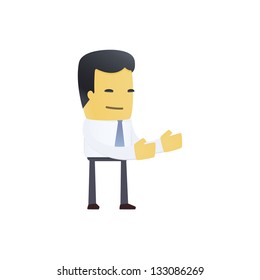 modern and stylish web character