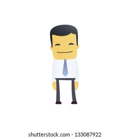 modern and stylish web character