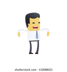 modern and stylish web character