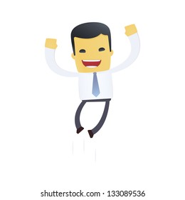 modern and stylish web character