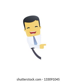 modern and stylish web character
