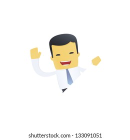 modern and stylish web character