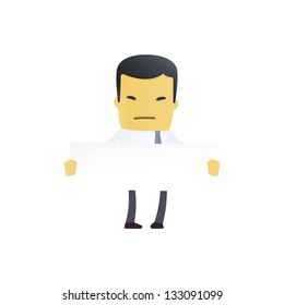 modern and stylish web character