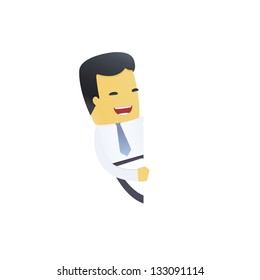 modern and stylish web character