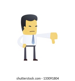 modern and stylish web character