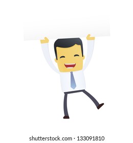 modern and stylish web character