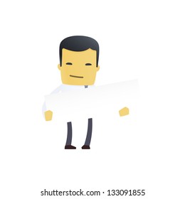 modern and stylish web character