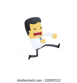modern and stylish web character