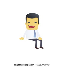 modern and stylish web character