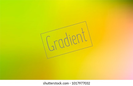 Modern and Stylish Yellow, Green and Light Pink Gradient Background with Text