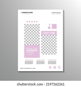 modern stylist creative business cover design template