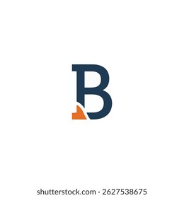 Modern Stylized B Letter Logo Vector Design