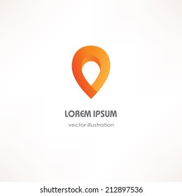 Modern stylized business cards with  geometric pattern