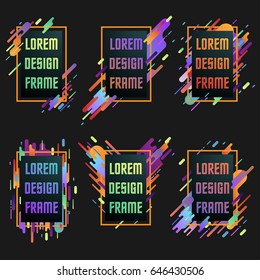 Modern stylized frames