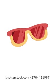 Moderno Diseño gráfico de accesorios de gafas estilizadas