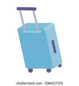 vector de icono de maleta moderna aislado