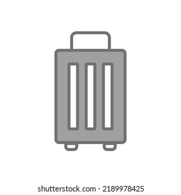 Modern suitcase. Luggage case. Vector.