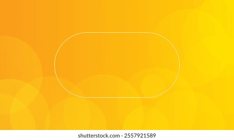 Modern summer asbtract geometric gradient overlap circle orange, and yellow abstract background vector design