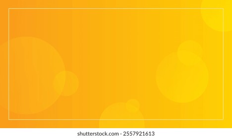 Modern summer asbtract geometric gradient overlap circle orange, and yellow abstract background vector design