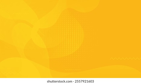 Modern summer orange, red and yellow gradient geometric shape circle design on abstract liquid background