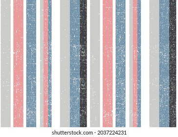modern summer retro vertical stripes on natural linen textures background with vintage effect . 