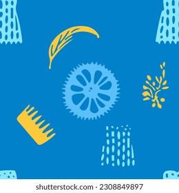 Modern Summer Scandinavian Doodle Patterns,  vector color pastel patterns are perfect for adding a touch of summer to your home decor. Use as pillow covers, wall decals, or even as a pretty pattern