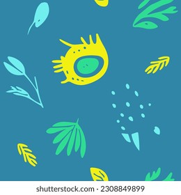 Modern Summer Scandinavian Doodle Patterns,  vector color pastel patterns are perfect for adding a touch of summer to your home decor. Use as pillow covers, wall decals, or even as a pretty pattern