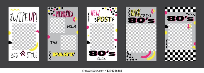 Modern summer vertical background template