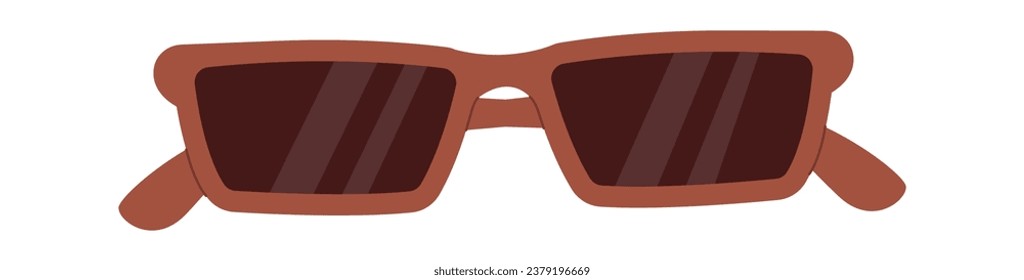 Modern Sunglasses Accessory Vector Illustration
