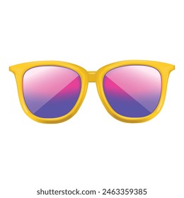 Modern sunglasses illsutration on a white background