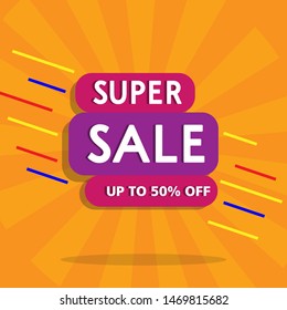 	
Modern Super Sale Banner and Poster Background Vector HD for Market, Supermarket and Social Media Use. Banner design template.