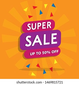 	
Modern Super Sale Banner and Poster Background Vector HD for Market, Supermarket and Social Media Use. Banner design template.