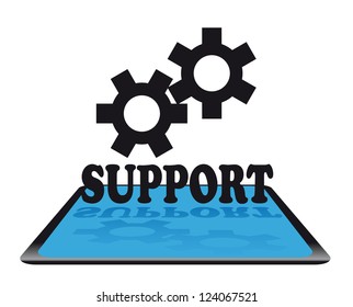 Modern support icon