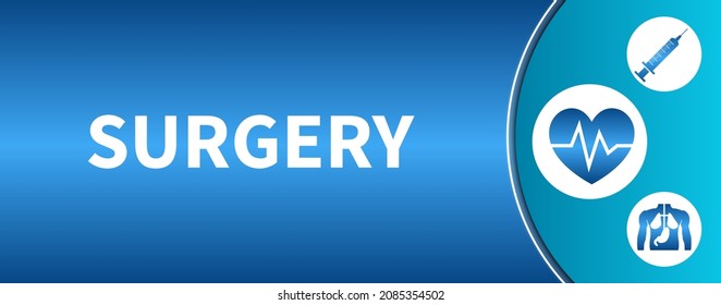 Modern Surgery Illustration Background Banner