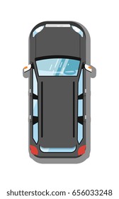 Small Car Top View Isolated On Stock Illustration 315104666