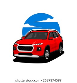 modern suv vehicle car vector Image