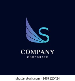 modern swan logo with its uniqueness