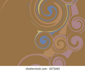 Modern Swirl Vector Artwork